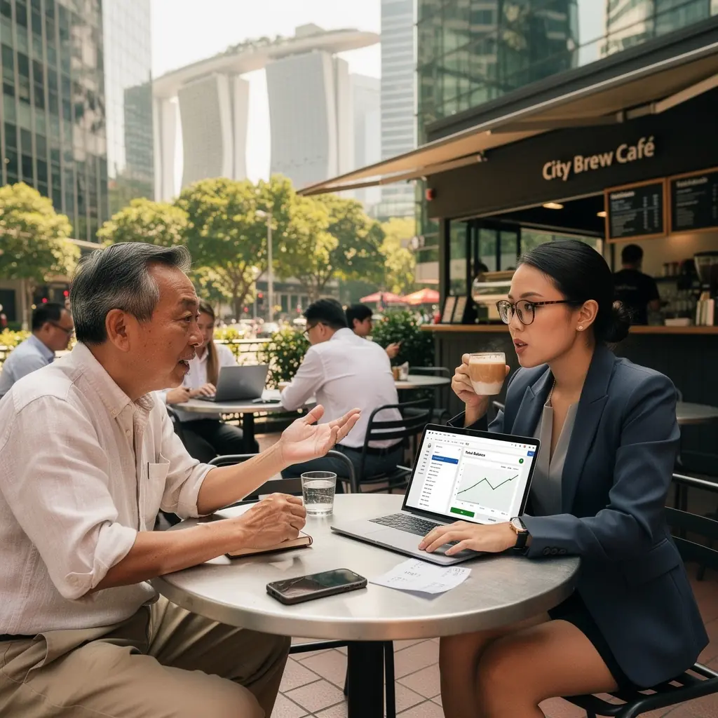 Modern office environment